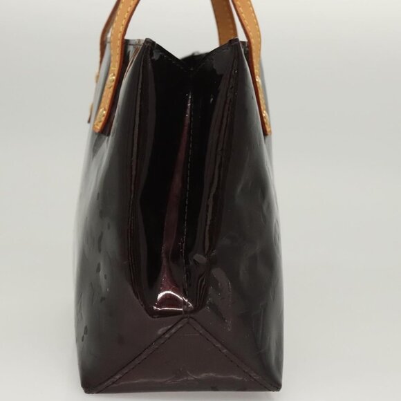 LOUIS VUITTON Monogram Vernis Reade PM Hand Bag Amarante LV Auth - Picture 5 of 16